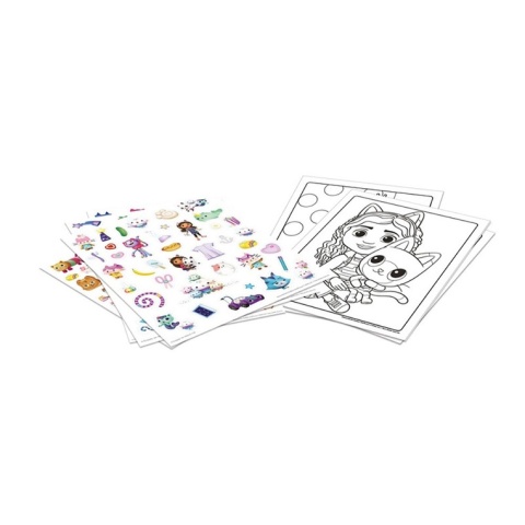 Crayola Kolorowanka dla dzieci z naklejkami Koci Domek Gabi 3+