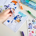 Crayola Zestaw artystyczny (kolorowanki dla dzieci, naklejki i flamastry) 47 el. Bluey 4+