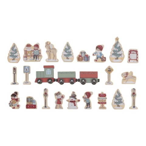 Little Dutch Kalendarz adwentowy w walizeczce FSC X-MAS
