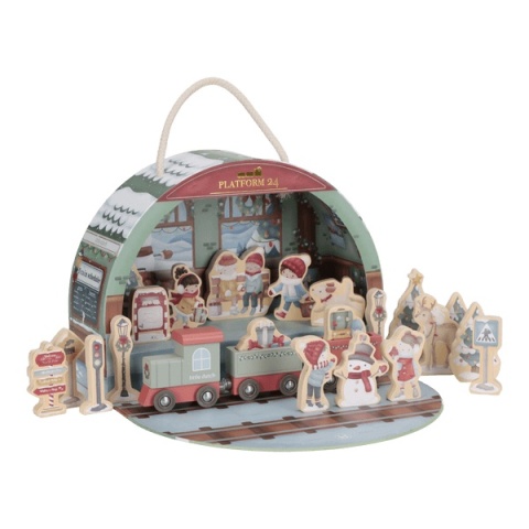 Little Dutch Kalendarz adwentowy w walizeczce FSC X-MAS