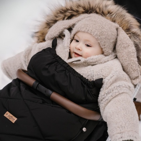 Zaffiro Regulowany śpiwór z torbą GrowUP Aspen 0-36m black