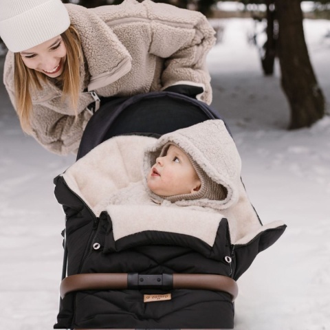 Zaffiro Regulowany śpiwór z torbą GrowUP Aspen 0-36m black
