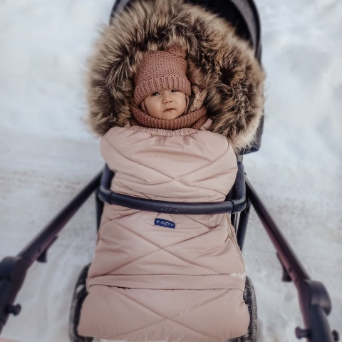 Zaffiro Regulowany śpiwór z torbą GrowUP Aspen 0-36m burgundy