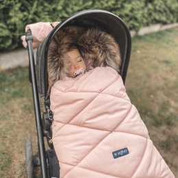 Zaffiro Regulowany śpiwór z torbą GrowUP Aspen 0-36m baby pink