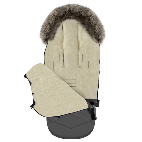 Zaffiro Regulowany śpiwór z torbą GrowUP Aspen 0-36m anthracite