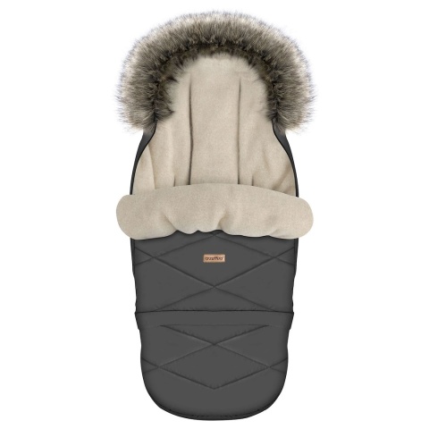 Zaffiro Regulowany śpiwór z torbą GrowUP Aspen 0-36m anthracite