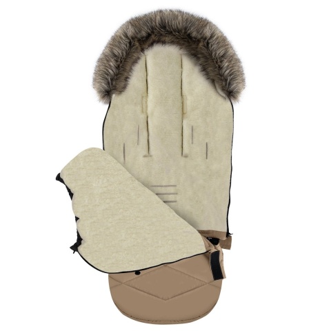 Zaffiro Regulowany śpiwór z torbą GrowUP Aspen 0-36m beige