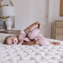 Zaffiro Śpiworek do spania z nogawkami muślinowy 0,5/1,5/2,5 TOG Malaga 1-2l/2-4l baby pink