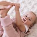 Zaffiro Śpiworek do spania z nogawkami muślinowy 0,5/1,5/2,5 TOG Malaga 1-2l/2-4l baby pink