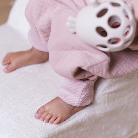 Zaffiro Śpiworek do spania z nogawkami muślinowy 0,5/1,5/2,5 TOG Malaga 1-2l/2-4l baby pink