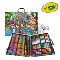 Crayola Zestaw artystyczny w walizce (kolorowanki dla dzieci, kredki świecowe, kredki ołówkowe, flamastry) 128 el. Psi Patrol 5+