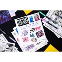 Crayola Zestaw artystyczny (kolorowanki dla dzieci, naklejki, plakaty, flamastry) 60+ el. KPop Demon Hunters 8+