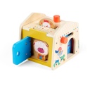 LILLIPUTIENS Drewniany domek manipulacyjny Zabawa w chowanego 12 m+