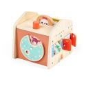 LILLIPUTIENS Drewniany domek manipulacyjny Zabawa w chowanego 12 m+