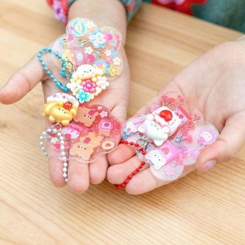 Tiger Tribe Zestaw Kreatywny - Zawieszka DIY Naklejki Kawaii