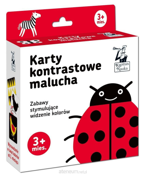 Kapitan Nauka. Karty kontrastowe malucha 3+