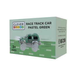 Cleverclixx - Race Track Car Pastel Green