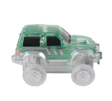 Cleverclixx - Race Track Car Pastel Green